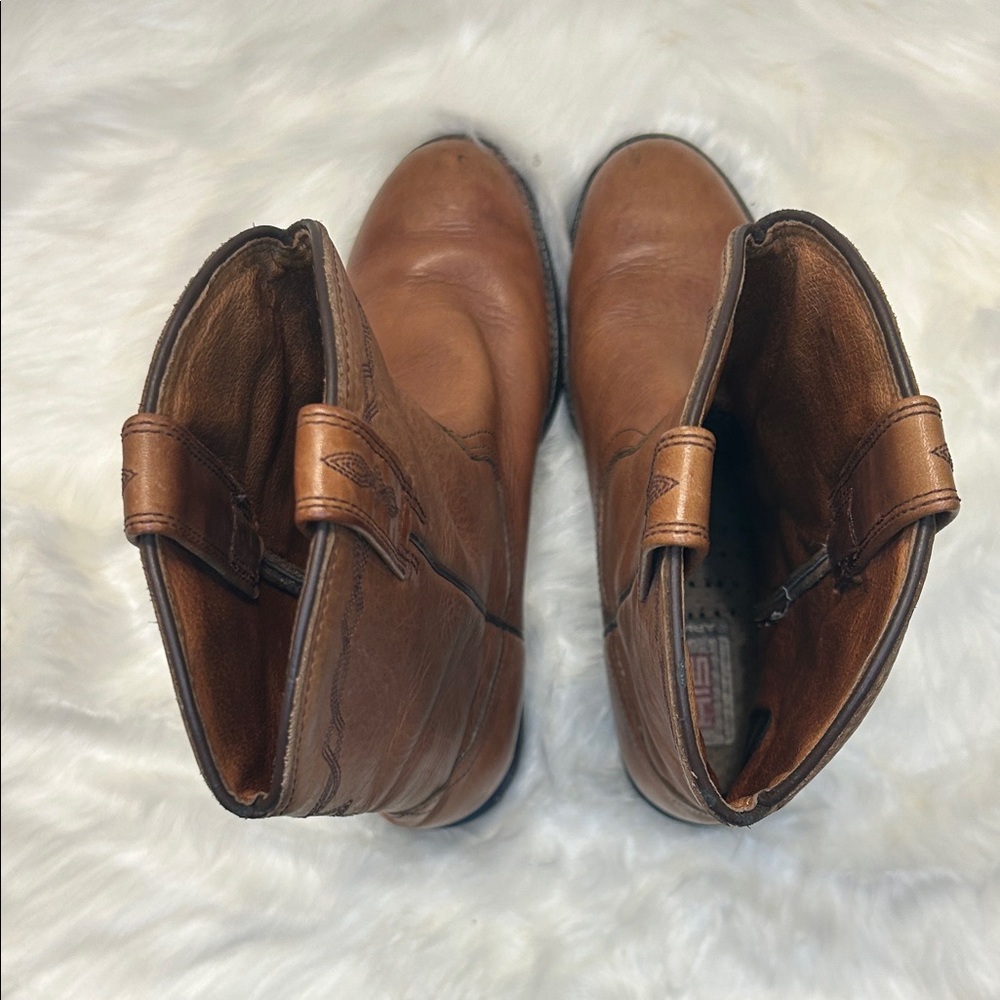 Ariat Women’s Cognac Heritage Roper Cowboy Boots Size 6.5 - Picture 9 of 10